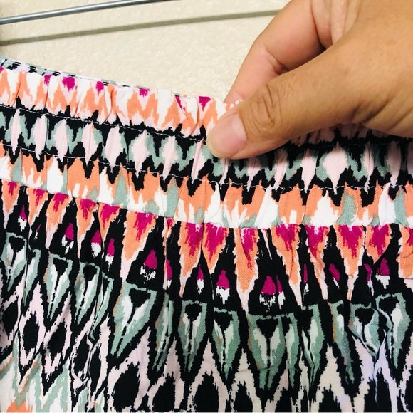 Wildfox Women’s Rayon Relaxed Fit Pink Multicolor Pockets Shorts Plus Size XXL - Picture 8 of 14